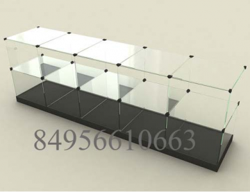 Стеклянный куб стол 10